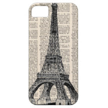 iphone, vintage, París, torre Eiffel iPhone 5 Coberturas