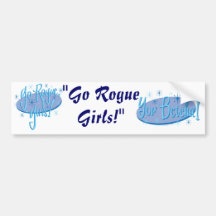 ir-granuja-chicas etiqueta de parachoque