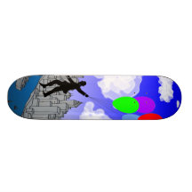 Ir volando tablas de skate
