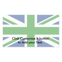 Ireland2 septentrional, bandera de Reino Unido Tarjetas De Negocios