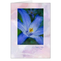 Iris-Amor de la acuarela Felicitacion