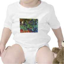 Iris de Van Gogh, arte del impresionismo del poste Trajes De Bebé
