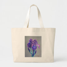 Iris en Linnen Bolsa Lienzo