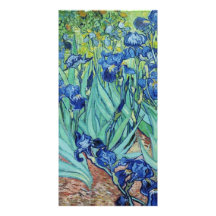 Iris, Vincent van Gogh. Tarjetas Personales Con Fotos