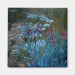 Iris y lirios de agua, Claude Monet Iman De Frigorífico
