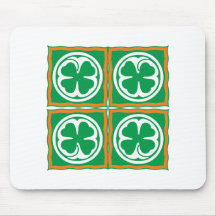 Irland Kleeblatt Eire Ireland shamrock Mousepad