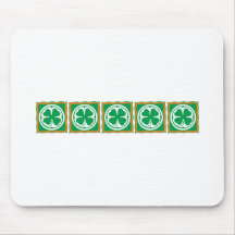 Irland Kleeblatt Eire Ireland shamrock Mousepads
