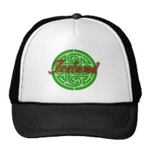 Irlanda con el círculo céltico gorro