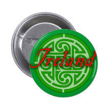 Irlanda con el círculo céltico pin