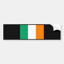 IRLANDA ETIQUETA DE PARACHOQUE