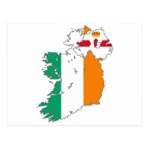IRLANDA - MAPA POSTAL