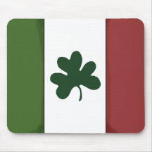 Irlanda Mousepad-Bandera-Trébol-Irlandesa Tapete De Ratones