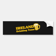 IRLANDA PEGATINA DE PARACHOQUE
