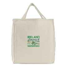 Irlanda y la bolsa de asas irlandesa de las ciudad