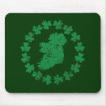 Irlanda y tréboles alfombrillas de raton