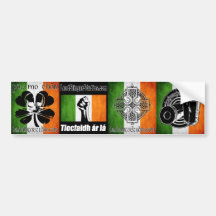 Irlandés 4 Bumperstickers de LSS Etiqueta De Parachoque