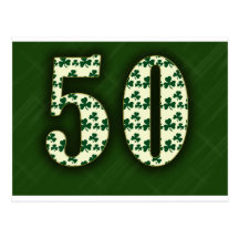 Irlandés 50.o tarjetas postales