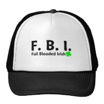 Irlandés completo del FBI Blooded Gorra