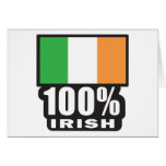 Irlandés del 100%/el día de St Patrick Tarjetón