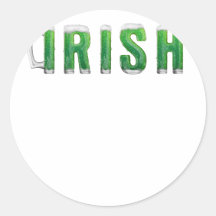 Irlandés Etiqueta Redonda
