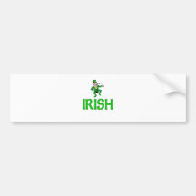 Irlandés Pegatina De Parachoque