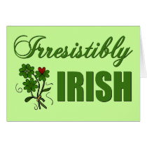 Irresistiblemente irlandés tarjetas