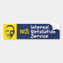 IRS: Servicio interno de la venganza Etiqueta De Parachoque