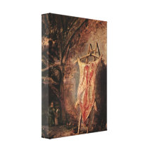 Isaac van Ostade - el cerdo de la fractura Lienzo Envuelto Para Galerias
