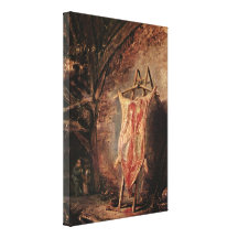 Isaac van Ostade - el cerdo de la fractura Impresion De Lienzo