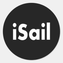 iSail Pegatina Redonda