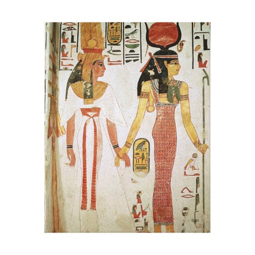 ISIS y Nefertari Impresiones En Lienzo Estiradas