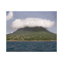 Isla caribeña de la fotografía de la bella arte de impresiones de lienzo
