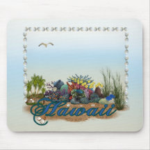 Isla de Hawaii Alfombrilla De Ratón