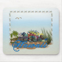 Isla de Hawaii Alfombrillas De Ratones