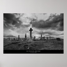 Isla de la costa de Skye: poster gótico del arte d