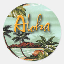 Isla de la hawaiana pegatina