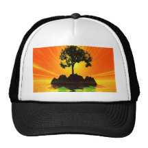 Isla de la salida del sol gorras