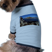 Isla de la toba volcánica, mono lago, California Camisas De Mascota