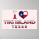 Isla de Tiki, Tejas Impresiones