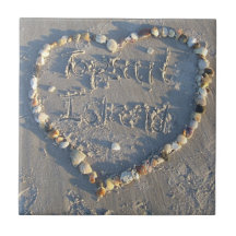 Isla de Topsail, NC Trivet/teja