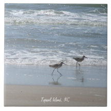 Isla de Topsail, NC Trivet/teja