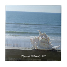 Isla de Topsail, NC Trivet/teja