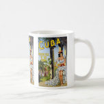 ISLA DEL DÍA DE FIESTA DE CUBA DE LAS ZONAS TROPIC TAZAS DE CAFÉ