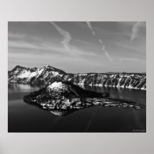 Isla del mago - lago N.P. crater Poster