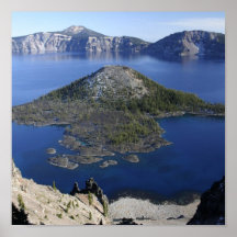 Isla del mago, Oregon, los E.E.U.U. Posters