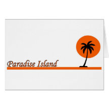 Isla del paraíso, Bahamas Felicitacion