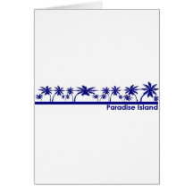 Isla del paraíso, Bahamas Felicitación