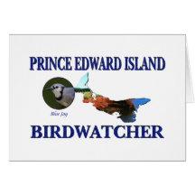 Isla del Principe Eduardo Birdwatcher Tarjetas
