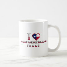 Isla del sur de Padre, Tejas Tazas De Café