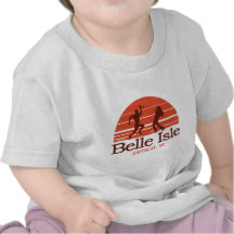 Isla Detroit Michigan de la belleza Camisetas